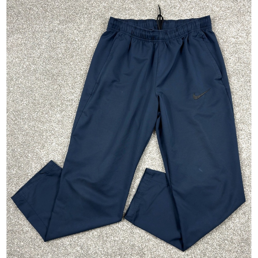 Nike Dri-FIT Team Woven Training Pants Men's Large Navy Blue Flaws